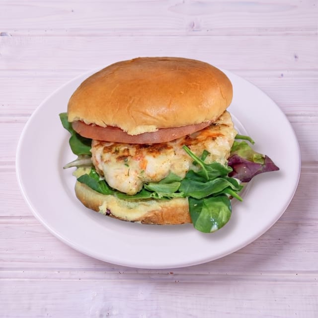 Shrimp Burger.