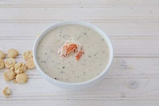 Crab & Corn Chowder.